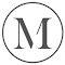 The logo of Monaco Estates, a circle with the letter M inside.